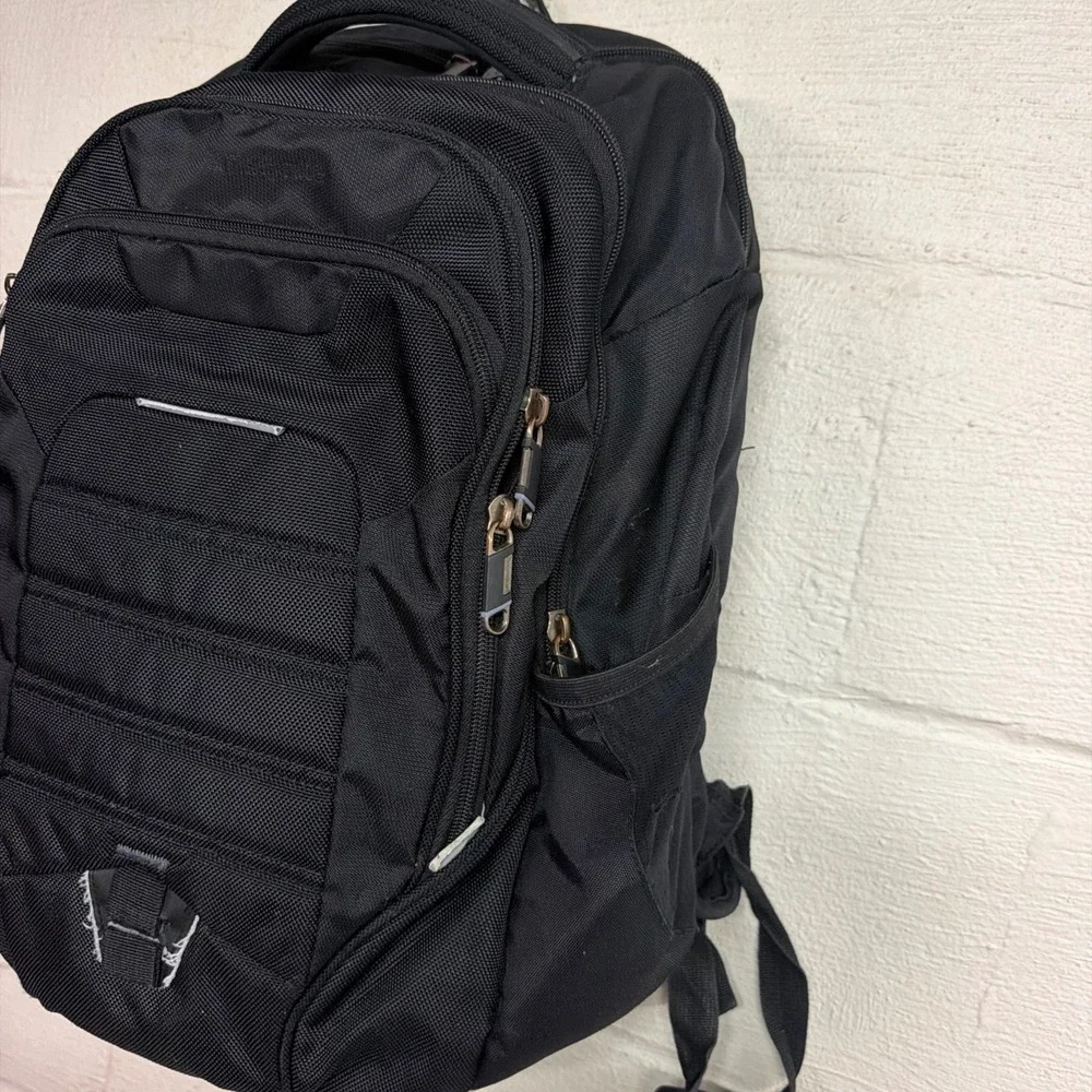 Samsonite Black Laptop Backpack Travel Business School Carry-On Multi Pocket